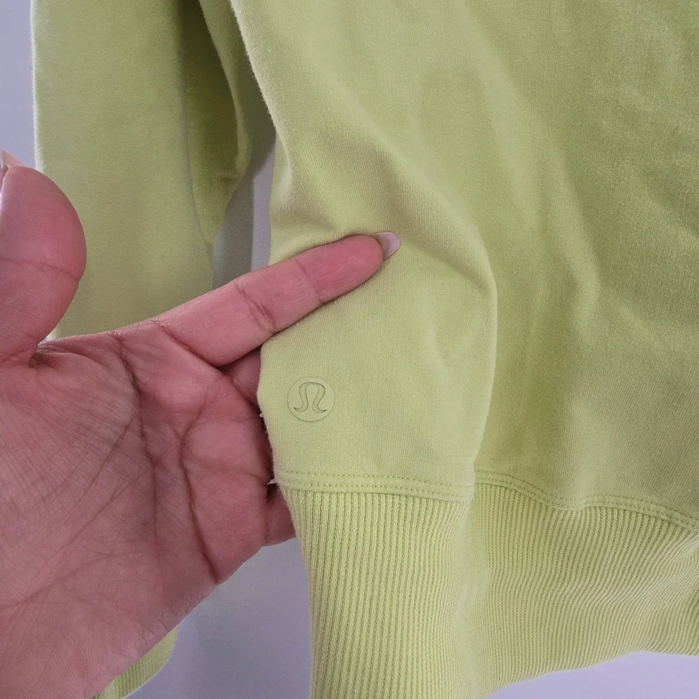 Lululemon Ready To‎ Roll Lemon Vibe Crew SZ 10